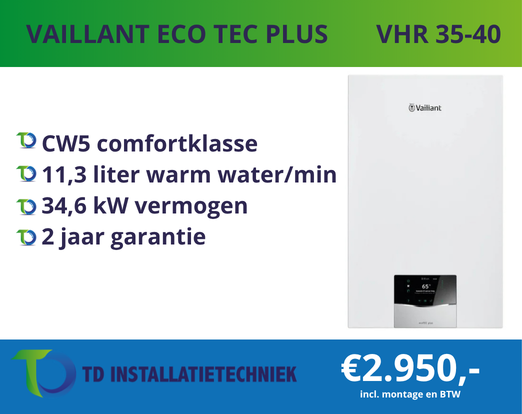 VAILLANT ECO TEC PLUS VHR 35-40 